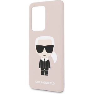 Kup Etui Karl Lagerfeld KLHCS69SLFKPI Samsung Galaxy S20 Ultra hardcase jasnoróżowy/pink Silicone Iconic - KLD293PNK - {ean13} - Sklep Home Screen