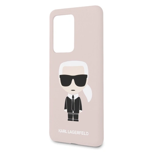 Kup Etui Karl Lagerfeld KLHCS69SLFKPI Samsung Galaxy S20 Ultra hardcase světle růžový/pink Silicone Iconic - KLD293PNK - {ean13} - Sklep Home Screen