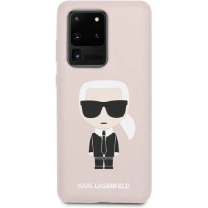 Kup Etui Karl Lagerfeld KLHCS69SLFKPI Samsung Galaxy S20 Ultra hardcase jasnoróżowy/pink Silicone Iconic - KLD293PNK - {ean13} - Sklep Home Screen