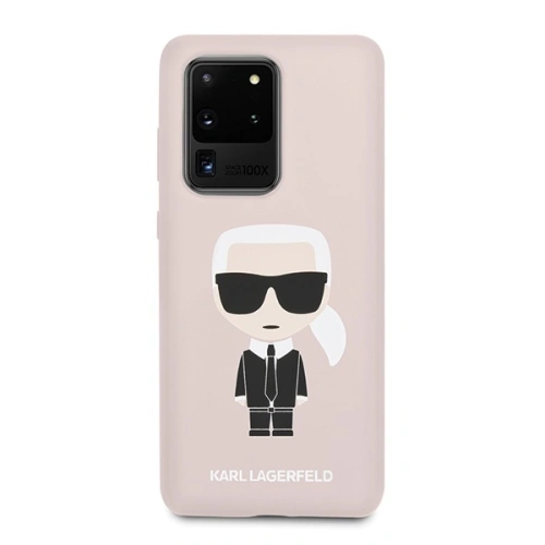 Kup Etui Karl Lagerfeld KLHCS69SLFKPI Samsung Galaxy S20 Ultra hardcase světle růžový/pink Silicone Iconic - KLD293PNK - {ean13} - Sklep Home Screen