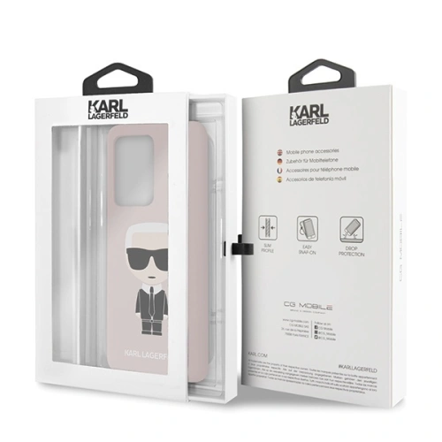 Kup Etui Karl Lagerfeld KLHCS69SLFKPI Samsung Galaxy S20 Ultra hardcase světle růžový/pink Silicone Iconic - KLD293PNK - {ean13} - Sklep Home Screen