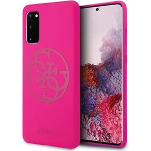 Kup Etui Guess GUHCS62LS4GFU Samsung Galaxy S20 fukszia/fuchsia kemény tok Szilikon 4G Tone On Tone - GUE523FKS - {ean13} - Sklep Home Screen