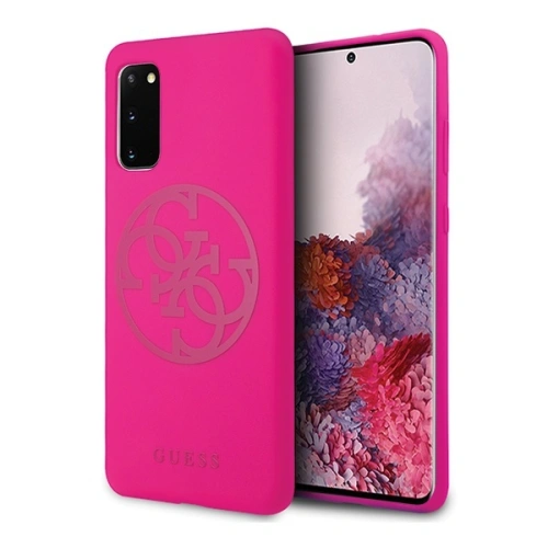 Kup Guess Samsung Fall GUHCS62LS4GFU Galaxy S20 fuchsia/fuchsia harten Fall Silikon 4G Tone On Tone - GUE523FKS - {ean13} - Sklep Home Screen