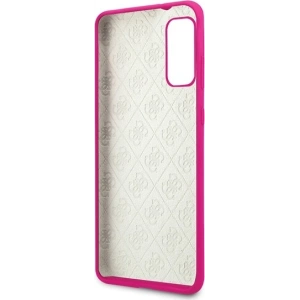 Kup Etui Guess GUHCS62LS4GFU Samsung Galaxy S20 fukszia/fuchsia kemény tok Szilikon 4G Tone On Tone - GUE523FKS - {ean13} - Sklep Home Screen