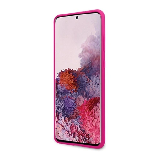 Kup Etui Guess GUHCS62LS4GFU Samsung Galaxy S20 fuksja/fuchsia hard case Silicone 4G Tone On Tone - GUE523FKS - {ean13} - Sklep Home Screen