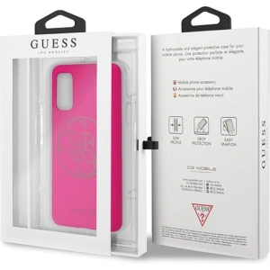 Kup Etui Guess GUHCS62LS4GFU Samsung Galaxy S20 fukszia/fuchsia kemény tok Szilikon 4G Tone On Tone - GUE523FKS - {ean13} - Sklep Home Screen