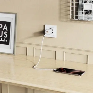 Kup Ładowarka sieciowa Tech-Protect NCM33W 2-port USB-A, USB-C Network Charger PD 33W / QC3.0 White - THP4120 - {ean13} - Sklep Home Screen