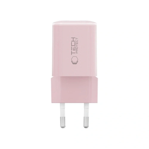 Kup Tech-Protect NCM33W Încărcător de rețea cu 2 porturi USB-A, USB-C PD 33W / QC3.0 Roz bebeluș - THP4122 - {ean13} - Sklep Home Screen