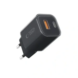 Kup Ładowarka sieciowa Tech-Protect NCM33W 2-port USB-A, USB-C Network Charger PD 33W / QC3.0 Black - THP4124 - {ean13} - Sklep Home Screen