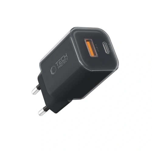 Kup Tech-Protect NCM33W Încărcător de rețea cu 2 porturi USB-A, USB-C PD 33W / QC3.0 Negru - THP4124 - {ean13} - Sklep Home Screen