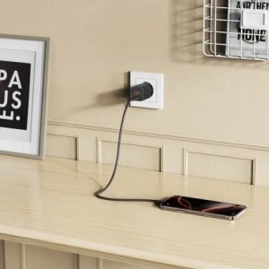 Kup Ładowarka sieciowa Tech-Protect NCM33W 2-port USB-A, USB-C Network Charger PD 33W / QC3.0 Black - THP4124 - {ean13} - Sklep Home Screen
