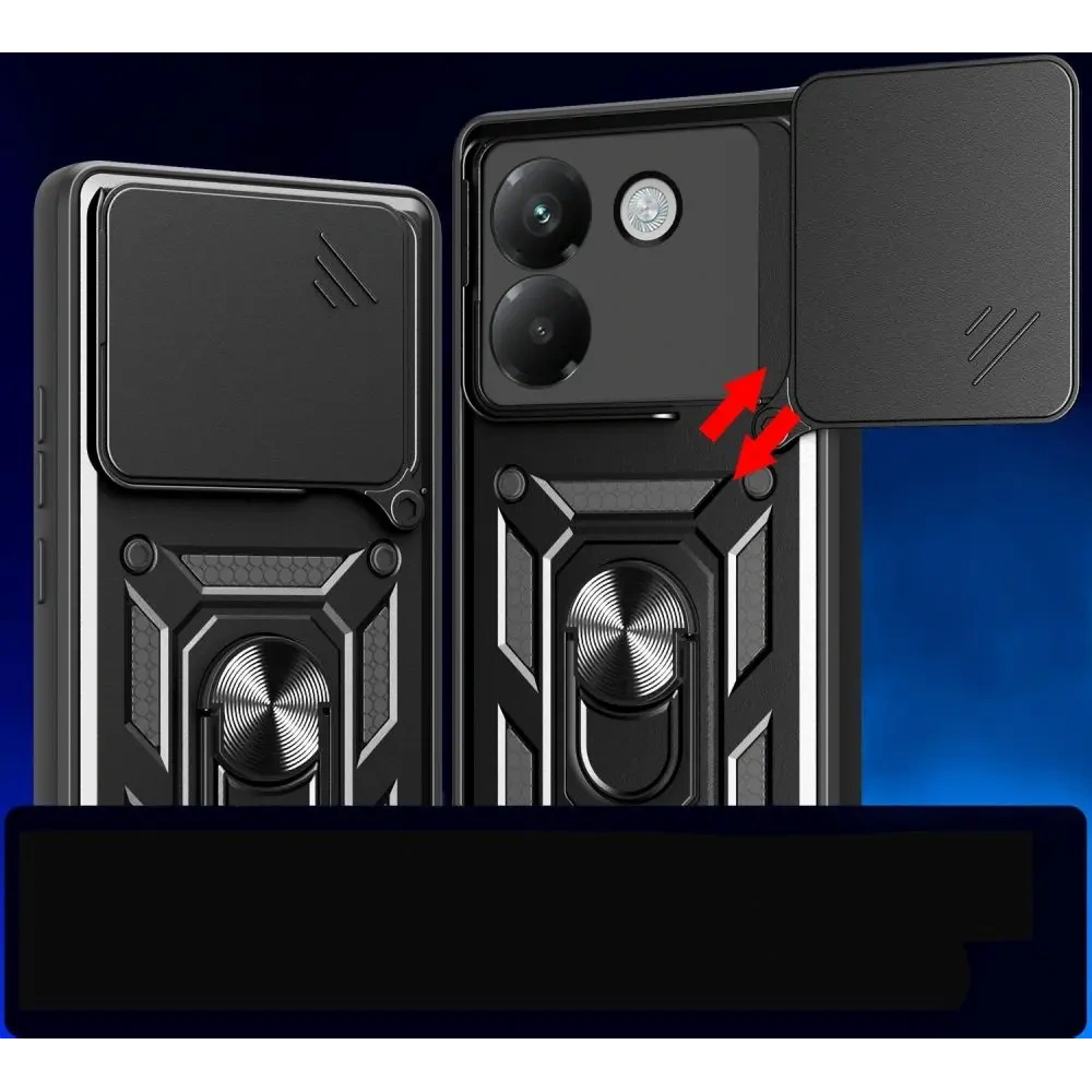 Etui Tech-Protect Camshield Pro Xiaomi Poco M7 Pro 5G Black