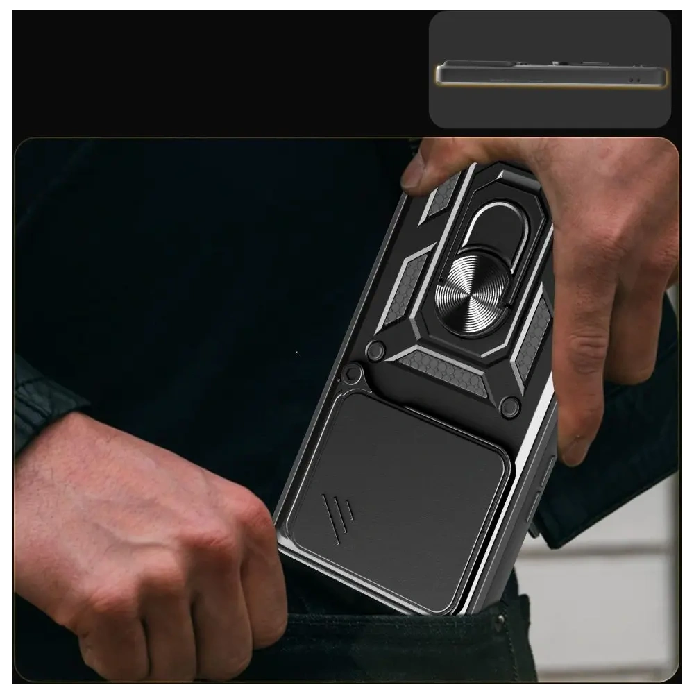 Etui Tech-Protect Camshield Pro Xiaomi Poco M7 Pro 5G Black