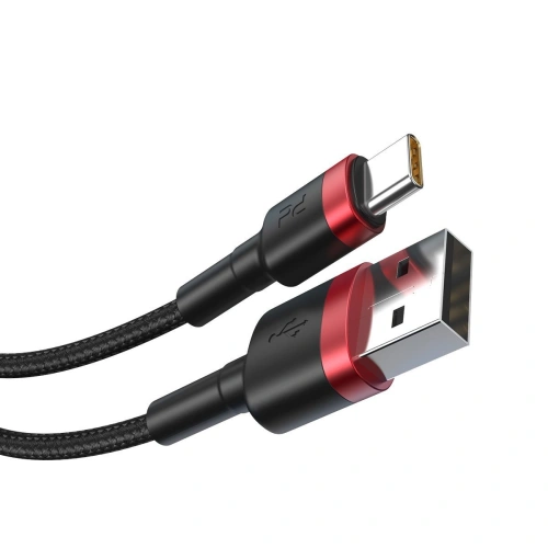 Kup Kabel USB / USB Typ C - Lightning Baseus Cafule PD 18W 2,4A 480 Mbps 1,2m (černo-červený) - BSU1503BLKRED - {ean13} - Sklep Home Screen