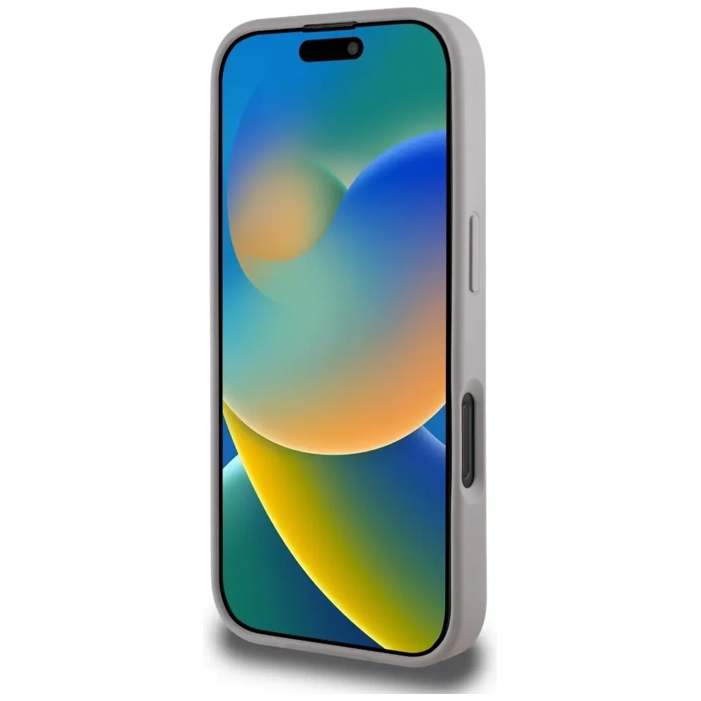 Etui Guess Grained Roses Big 4G logo do Apple iPhone 16 Pro Max fioletowy