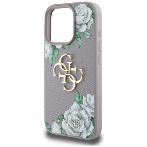 Kup Etui Guess Grained Roses Big 4G logo do Apple iPhone 16 Pro Max fioletowy - GUE4534 - {ean13} - Sklep Home Screen