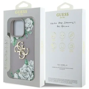 Kup Guess Grained Roses Big 4G Logo Apple iPhone 16 Pro Max lila - GUE4534 - {ean13} - Sklep Home Screen