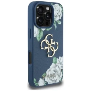 Kup Raten Sie die Grained Roses Big 4G-Logo Apple iPhone 16 Pro Max blau - GUE4535 - {ean13} - Sklep Home Screen