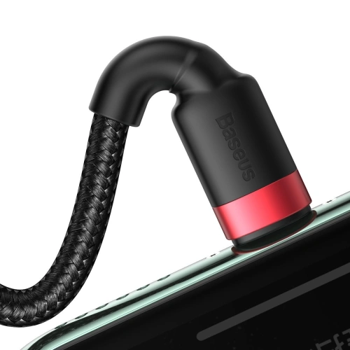 Kup Kabel USB / USB Typ C - Lightning Baseus Cafule PD 18W 2,4A 480 Mbps 1,2m (černo-červený) - BSU1503BLKRED - {ean13} - Sklep Home Screen