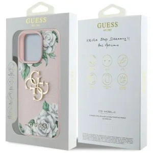 Kup Guess Grained Roses Big 4G Logo Apple iPhone 16 Pro Max rosa - GUE4536 - {ean13} - Sklep Home Screen