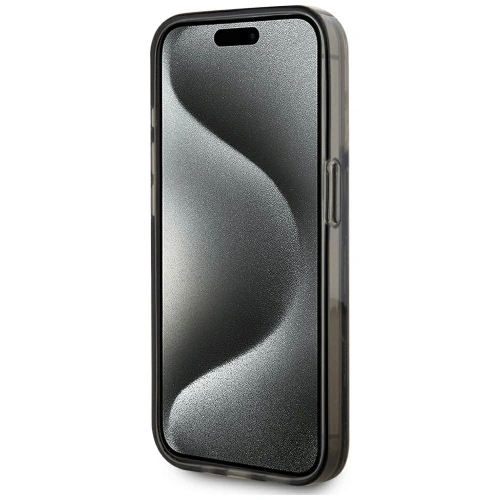 Kup Karl Lagerfeld Tekutý třpytivý monogram gradient Apple iPhone 15 Pro Max černý - KLD22022 - {ean13} - Sklep Home Screen