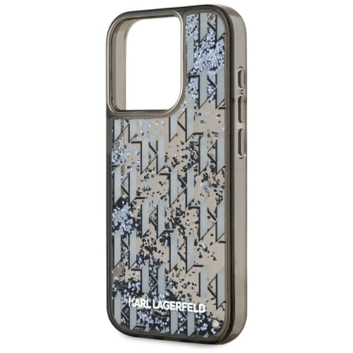 Kup Karl Lagerfeld Tekutý třpytivý monogram gradient Apple iPhone 15 Pro Max černý - KLD22022 - {ean13} - Sklep Home Screen