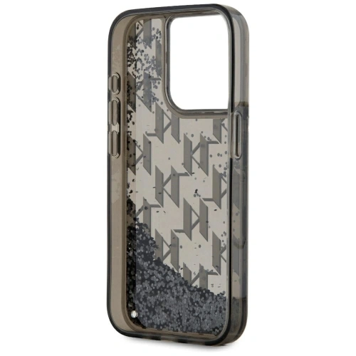 Kup Karl Lagerfeld Tekutý třpytivý monogram gradient Apple iPhone 15 Pro Max černý - KLD22022 - {ean13} - Sklep Home Screen