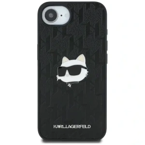 Kup Karl Lagerfeld Monogram Choupette Kopf Pin Apple iPhone 16e schwarz - KLD22023 - {ean13} - Sklep Home Screen