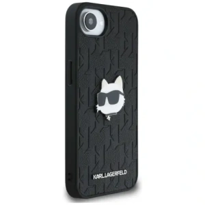 Kup Karl Lagerfeld Monogram Choupette Kopf Pin Apple iPhone 16e schwarz - KLD22023 - {ean13} - Sklep Home Screen