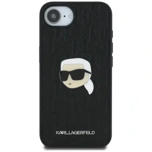 Kup Karl Lagerfeld Monogram Karl Kopf Pin Apple iPhone 16e schwarz - KLD22024 - {ean13} - Sklep Home Screen