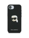 Kup Karl Lagerfeld Monogram Karl Head Pin Apple iPhone 16e negru - KLD22024 - {ean13} - Sklep Home Screen