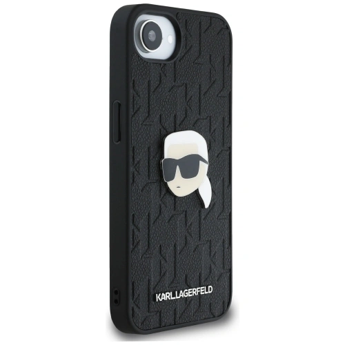 Kup Karl Lagerfeld Monogram Karl Head Pin Apple iPhone 16e fekete - KLD22024 - {ean13} - Sklep Home Screen