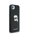 Kup Karl Lagerfeld Monogram Karl Head Pin Apple iPhone 16e negru - KLD22024 - {ean13} - Sklep Home Screen