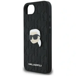 Kup Karl Lagerfeld Monogram Karl Kopf Pin Apple iPhone 16e schwarz - KLD22024 - {ean13} - Sklep Home Screen