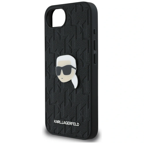 Kup Karl Lagerfeld Monogram Karl Head Pin Apple iPhone 16e fekete - KLD22024 - {ean13} - Sklep Home Screen