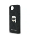 Kup Karl Lagerfeld Monogram Karl Head Pin Apple iPhone 16e negru - KLD22024 - {ean13} - Sklep Home Screen