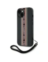 Kup Karl Lagerfeld Saffiano Athleisure Dungi Cord Apple iPhone 15 negru-roșu - KLD22025 - {ean13} - Sklep Home Screen