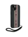 Kup Etui Karl Lagerfeld Saffiano Athleisure Stripes Cord do Apple iPhone 15 czarno-czerwony - KLD22025 - {ean13} - Sklep Home Screen