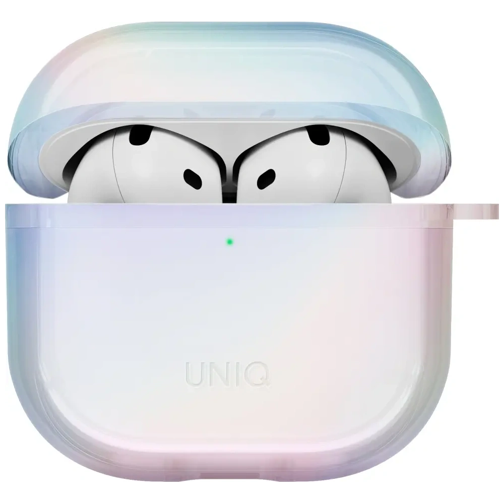 Etui UNIQ Iridescia do Apple AirPods 4 Hang Case holo quartz