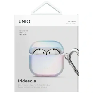 Kup UNIQ Iridescia Apple AirPods 4 Hangetui holo-quarz - UNIQ1528 - {ean13} - Sklep Home Screen