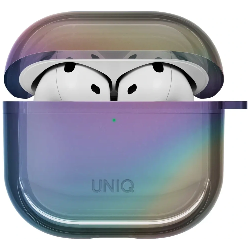 Etui UNIQ Iridescia do Apple AirPods 4 Hang Case midnight quartz