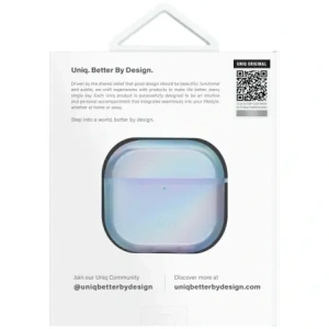 Kup UNIQ Iridescia Apple AirPods 4 Hülle blau - UNIQ1530 - {ean13} - Sklep Home Screen
