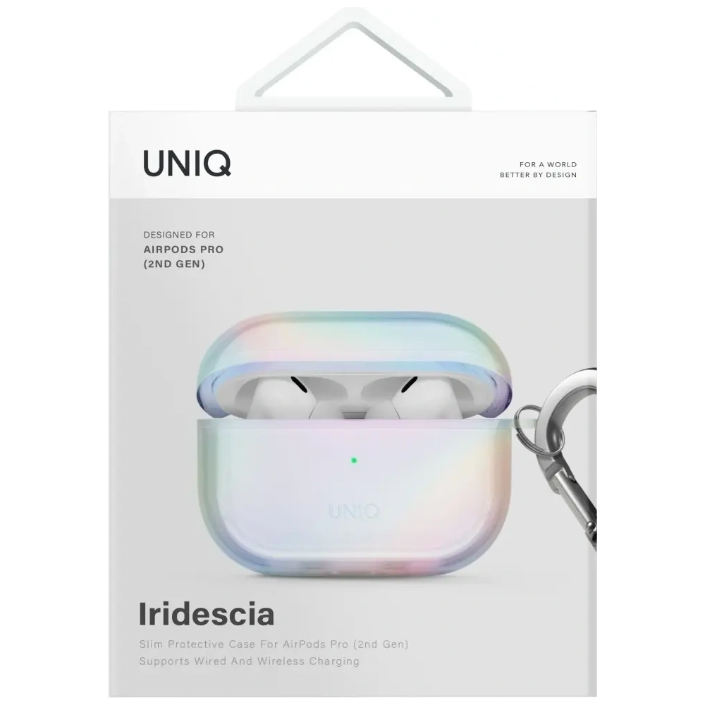 Etui UNIQ Iridescia do Apple AirPods Pro 2 Hang Case holo quartz