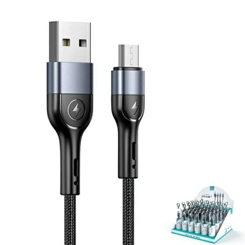 Kup Kabel USAMS U55 2A micro USB1szt. for set U55 czarny/black 1m SJ450ZJ01 (US-SJ450) SJ450USBSG01 - 6958444945279 - {ean13} - Sklep Home Screen