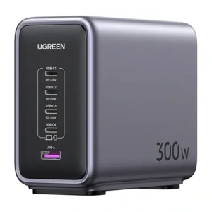 Kup UGREEN CD333 Nexode Adaptor de Alimentare, USB-A. 4xUSB-C, GaN, 300W + Cablu USB-C 240W (negru) - UGR5627 - {ean13} - Sklep Home Screen