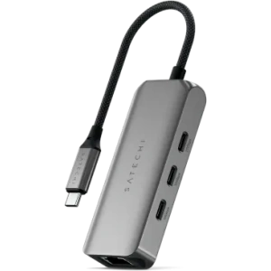 Kup Satechi 4in1 USB-C / 3xUSB-C 3.2 Gen2 10Gbps, 2.5 Gigabit Ethernet (Raumgrau) - STH3C25EM - {ean13} - Sklep Home Screen