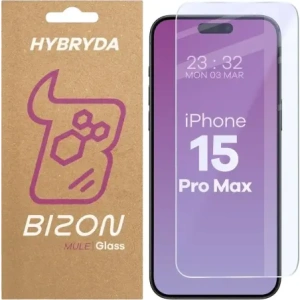 Buy Bizon Glass Mule Flexible hybrid glass Apple iPhone 15 Pro Max - BIZ9045 - {ean13} - Home Screen Store Europe