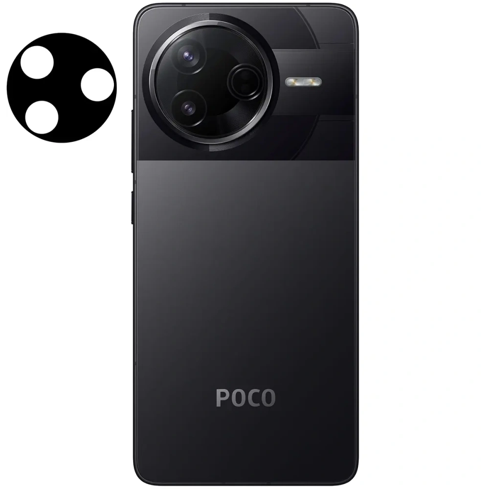 Szkło na aparat Bizon Glass Silk Lens do Xiaomi Poco F7 Pro [2 PACK]