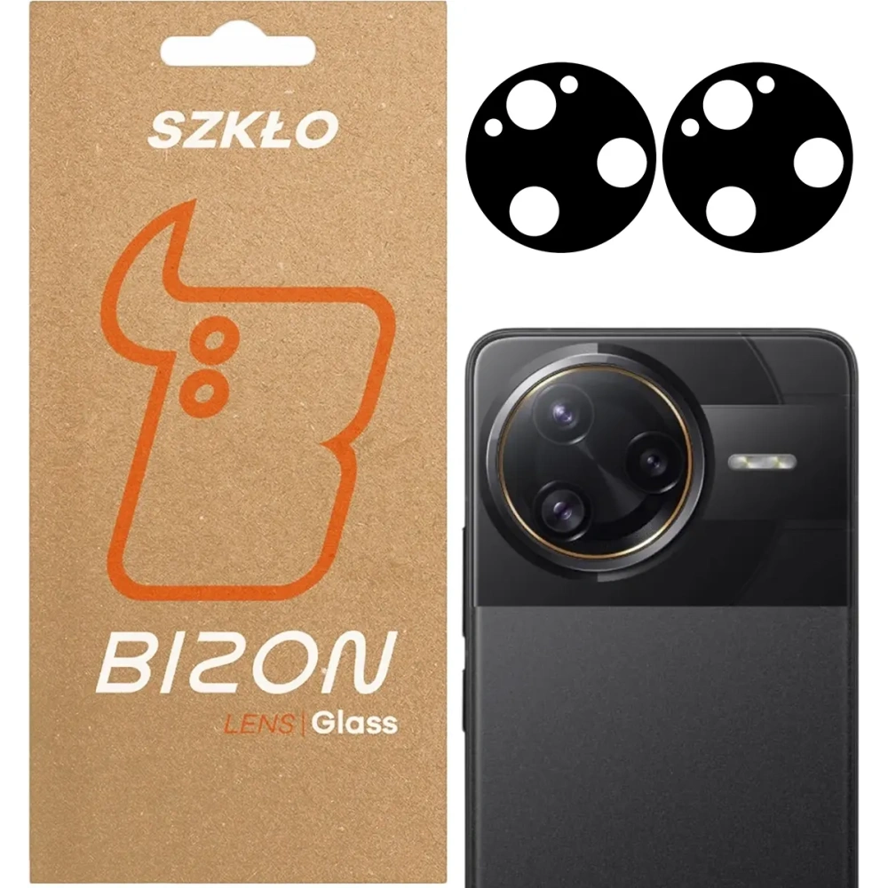 Szkło na aparat Bizon Glass Silk Lens do Xiaomi Poco F7 Ultra [2 PACK]