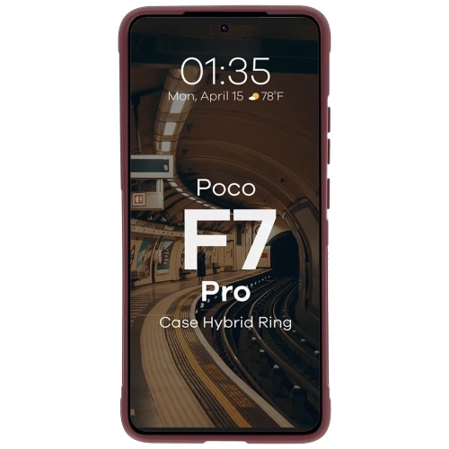 Kup Pancerne etui Bizon Case Tur do Xiaomi Poco F7 Pro burgundowe - BIZ9048 - {ean13} - Sklep Home Screen